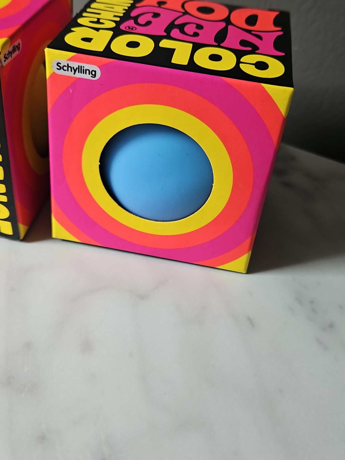 NEW NeeDoh Color Change Set of 2 Yellow & Blue Schylling Sealed Authentic