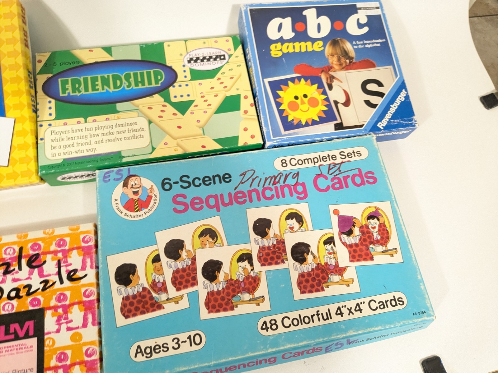 Lot of 7 Educational Games Classroom Resource Sequential Social Studies STEM ABC