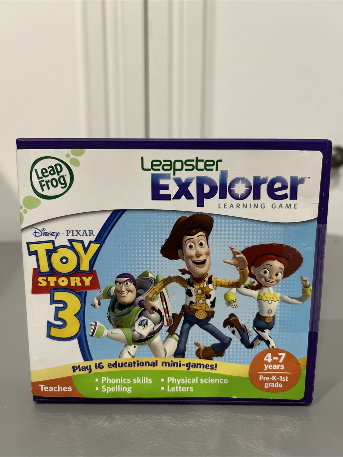 🌊 LeapFrog Leapster Explorer LeapPad Disney Pixar Toy Story 3 Cartridge WORKS