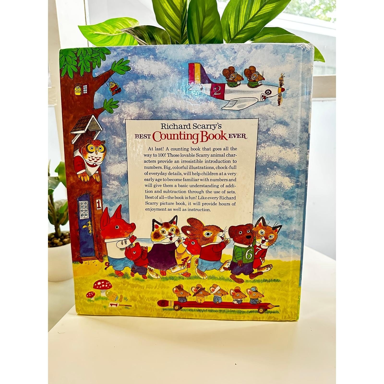 Richard Scarry 1975 Best Counting Book Ever • Vintage Kids Learning Hardcover