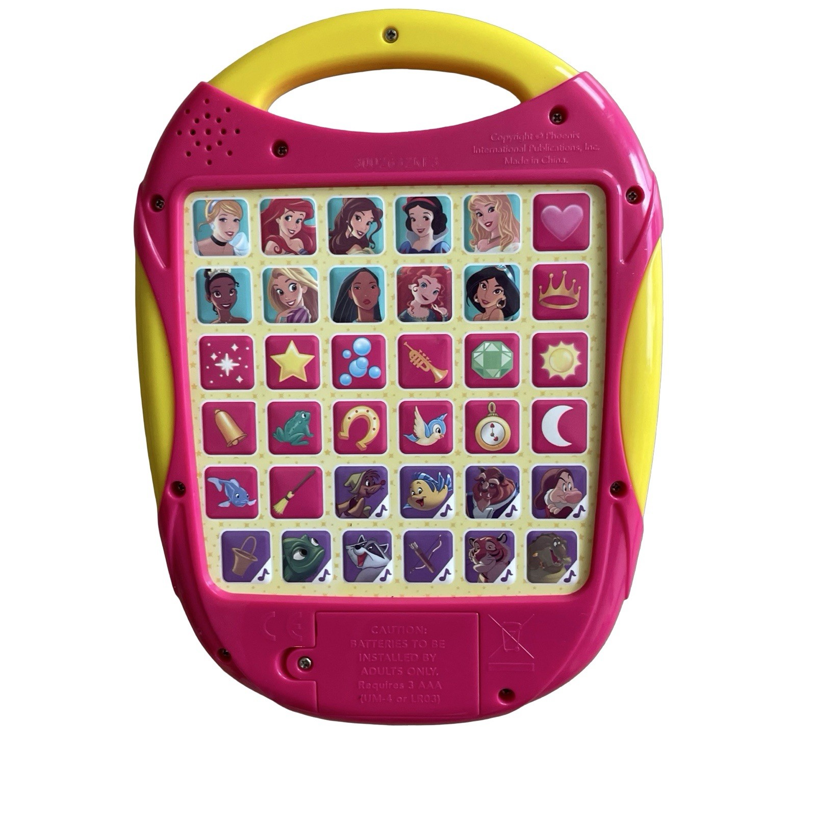 My First Smart Pad Disney Princess Interactive Learning Toy Tested & Works!