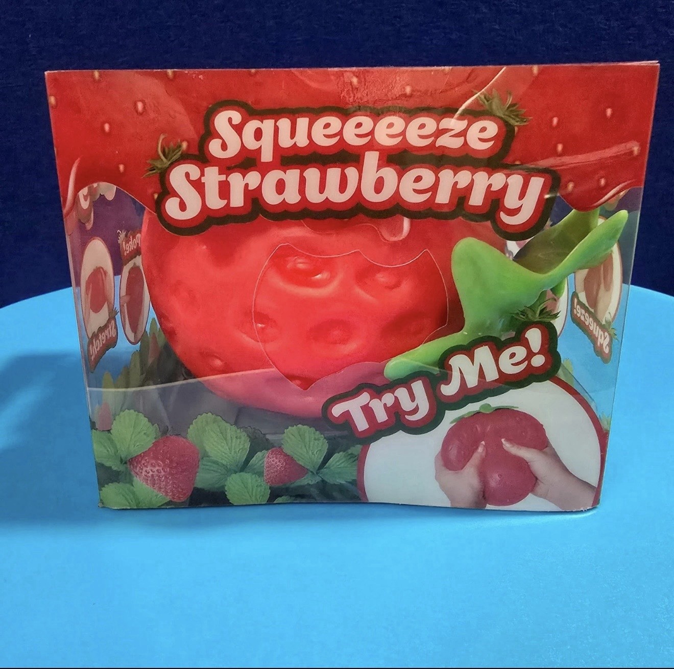 NEW Toymendous Giant Strawberry Squishy Sensory Toy XL