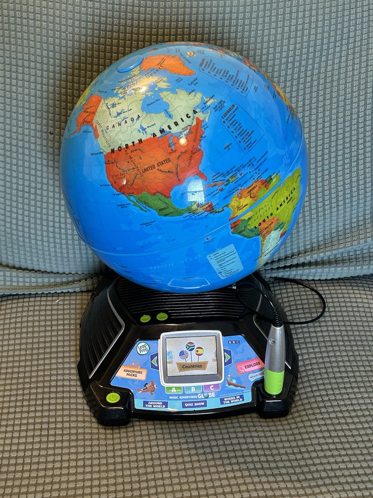 LeapFrog Magic Adventures Globe 2.8″ Video Screen BBC Videos Interactive Games