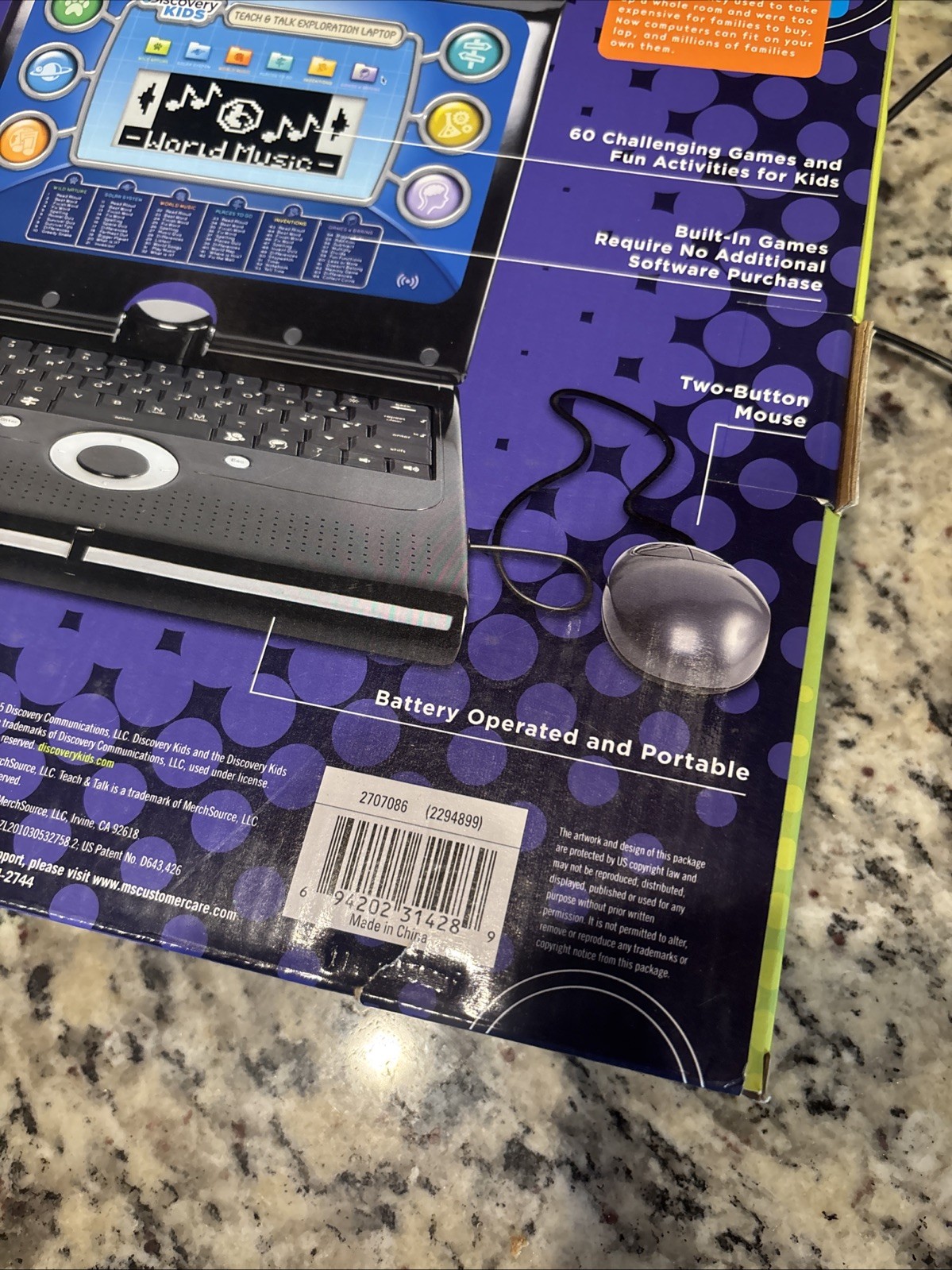 Discovery Kids Teach Talk Exploration Laptop 60 Activity Games USED EXCELLENT FS