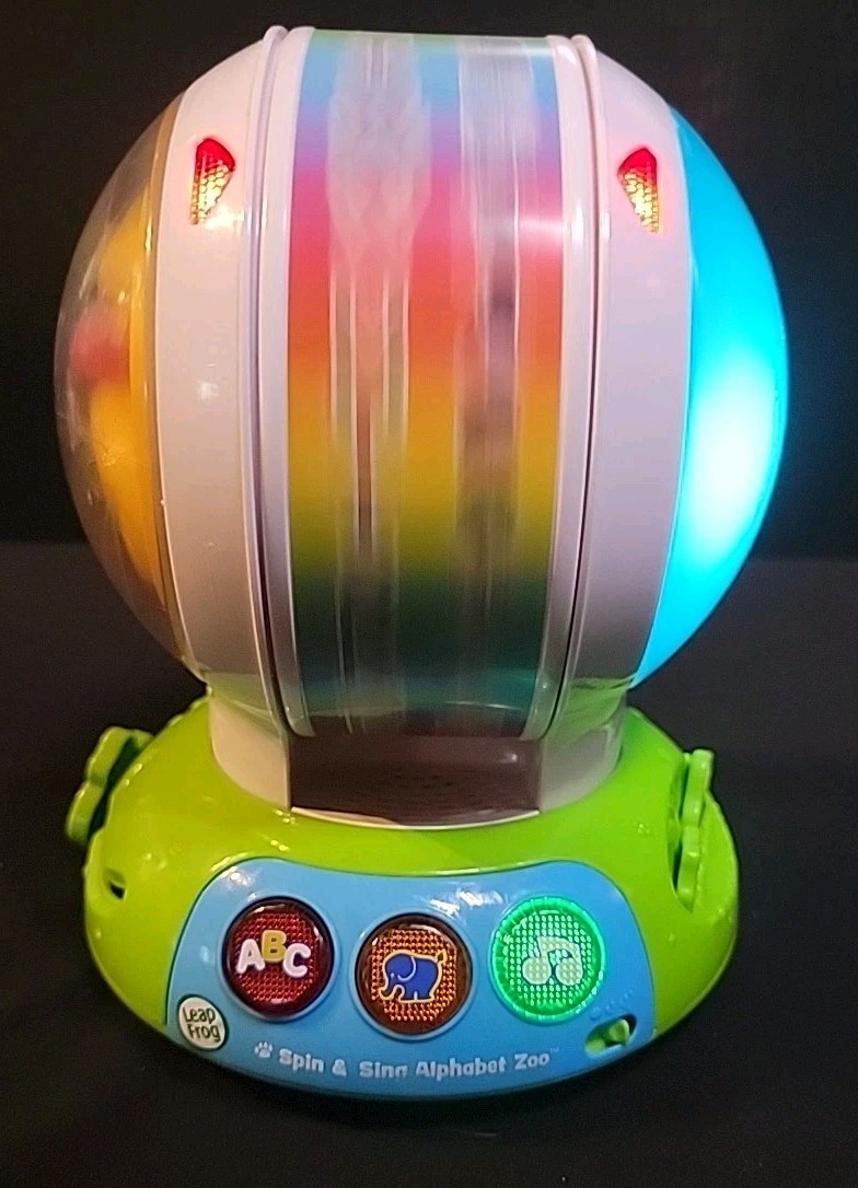 Leapfrog Spin and Sing Alphabet Zoo for Ages 6 Months To 36 Months Blue