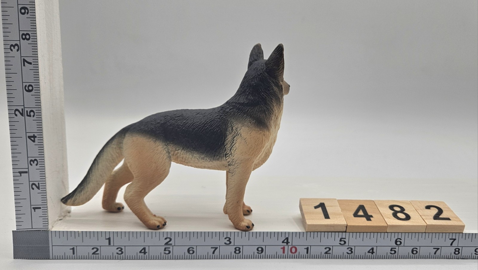 German Shepherd Dog Figure Toy Gift Child Plastic Figura Perro Juguete 158