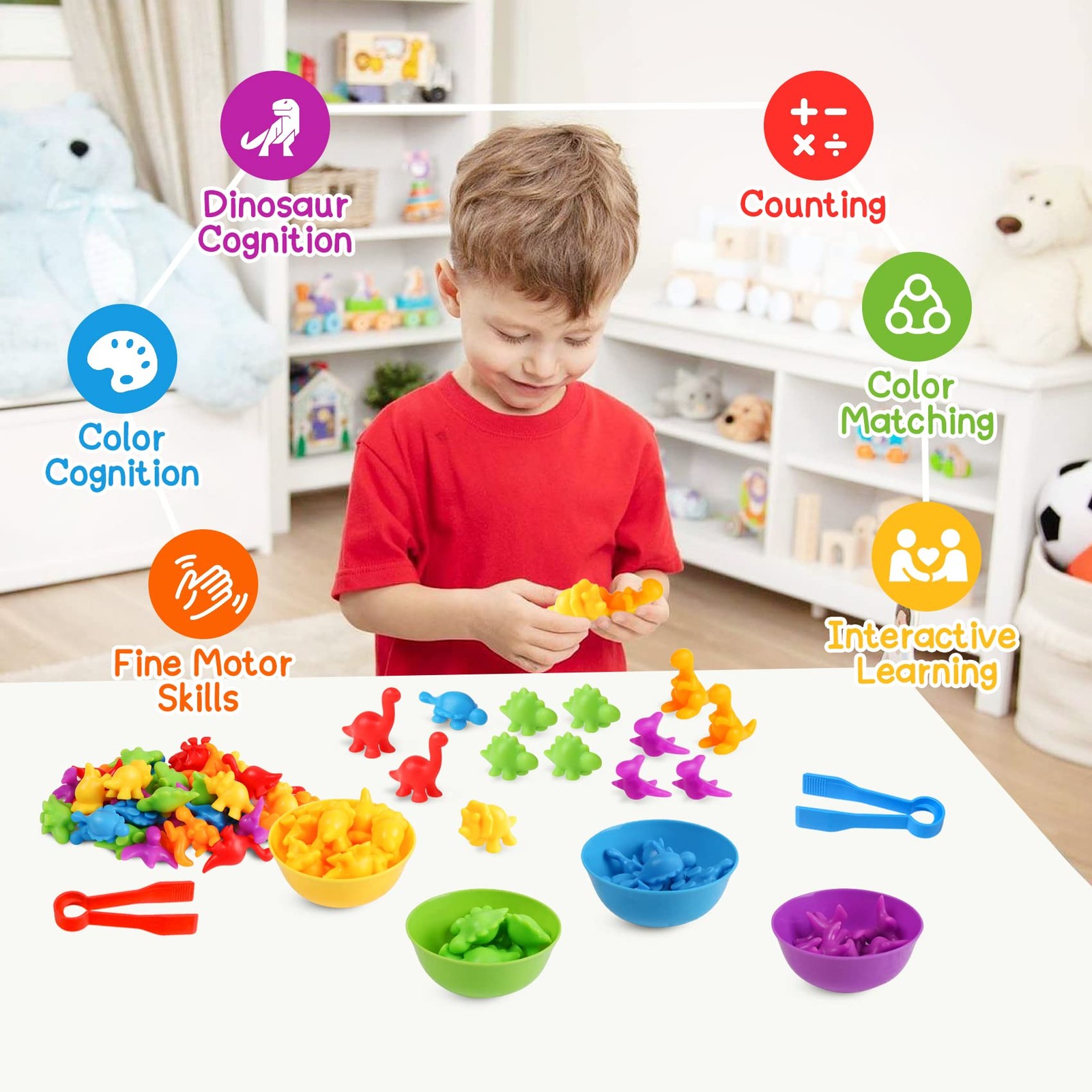 Educational Learning Toys for Kids 3 4 5 6 Years Old Boys Girls Birthday Gifts