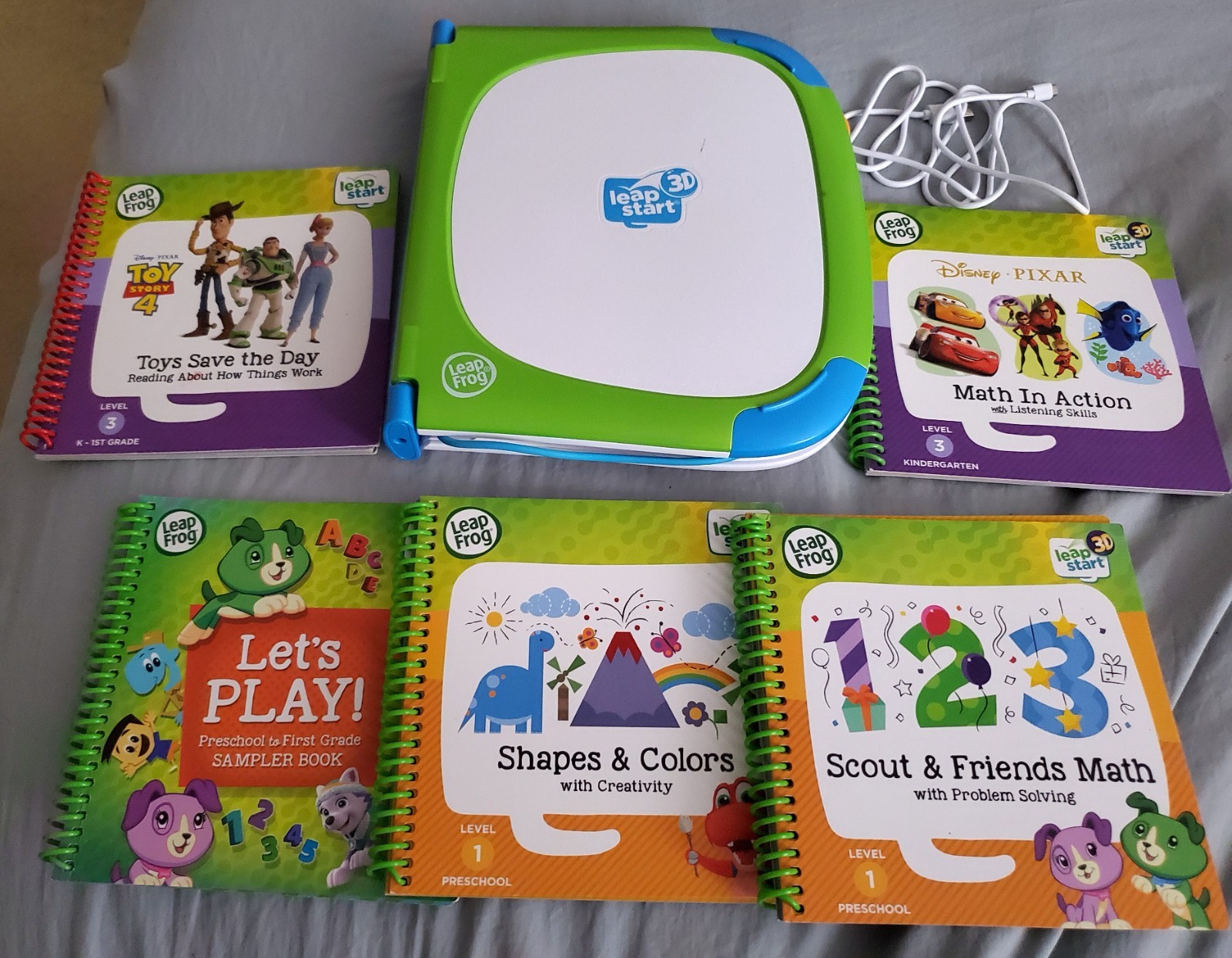 LEAPFROG LEAP START 3D ~ PRESCHOOL /KINDER + 1st GRADE ~ EDUCATIOAL LEARNING TOY