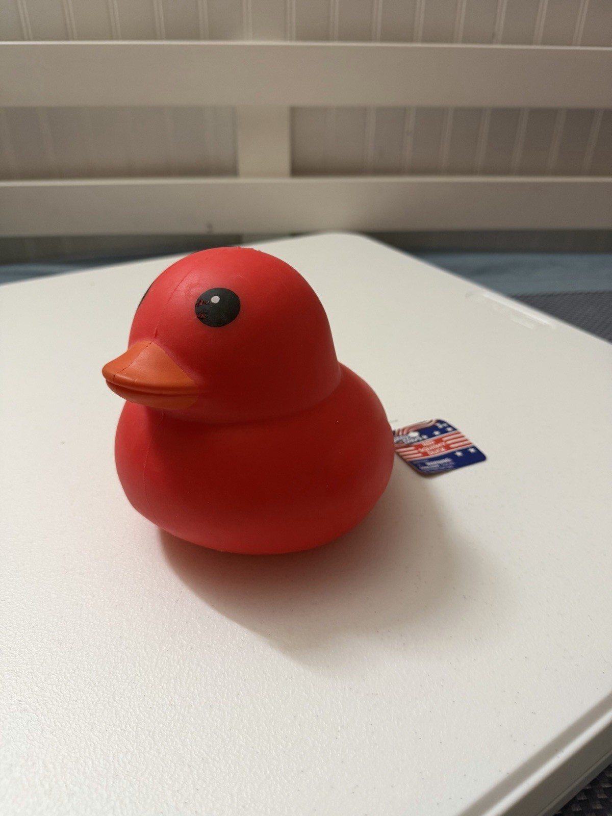 Sunny Days RED AMERICA Squish Squeezy Jumbo Duck