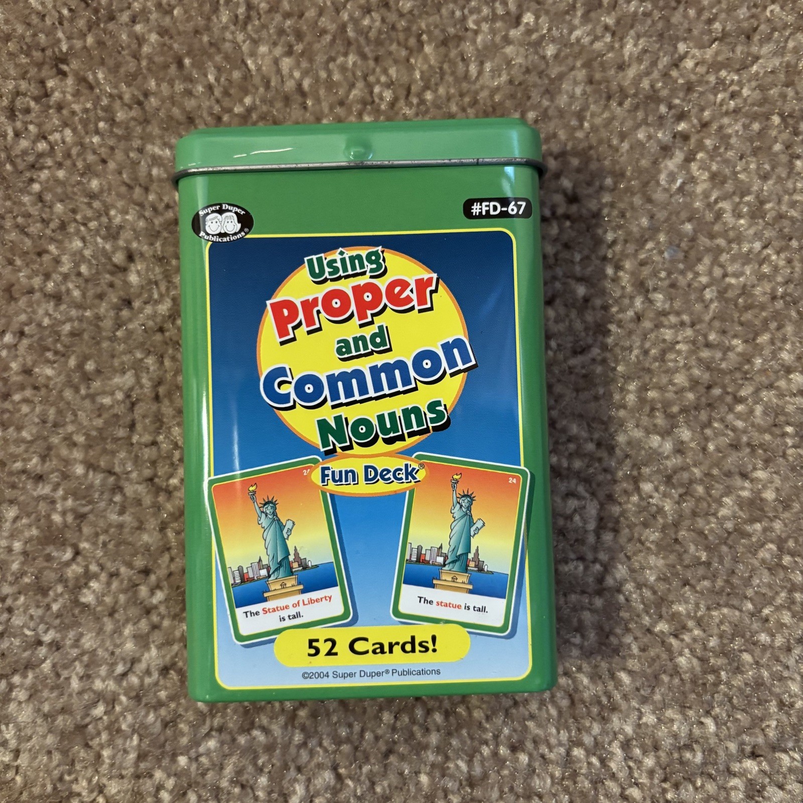 Super Duper Common and Proper Nouns Speech Language Therapy Grammar