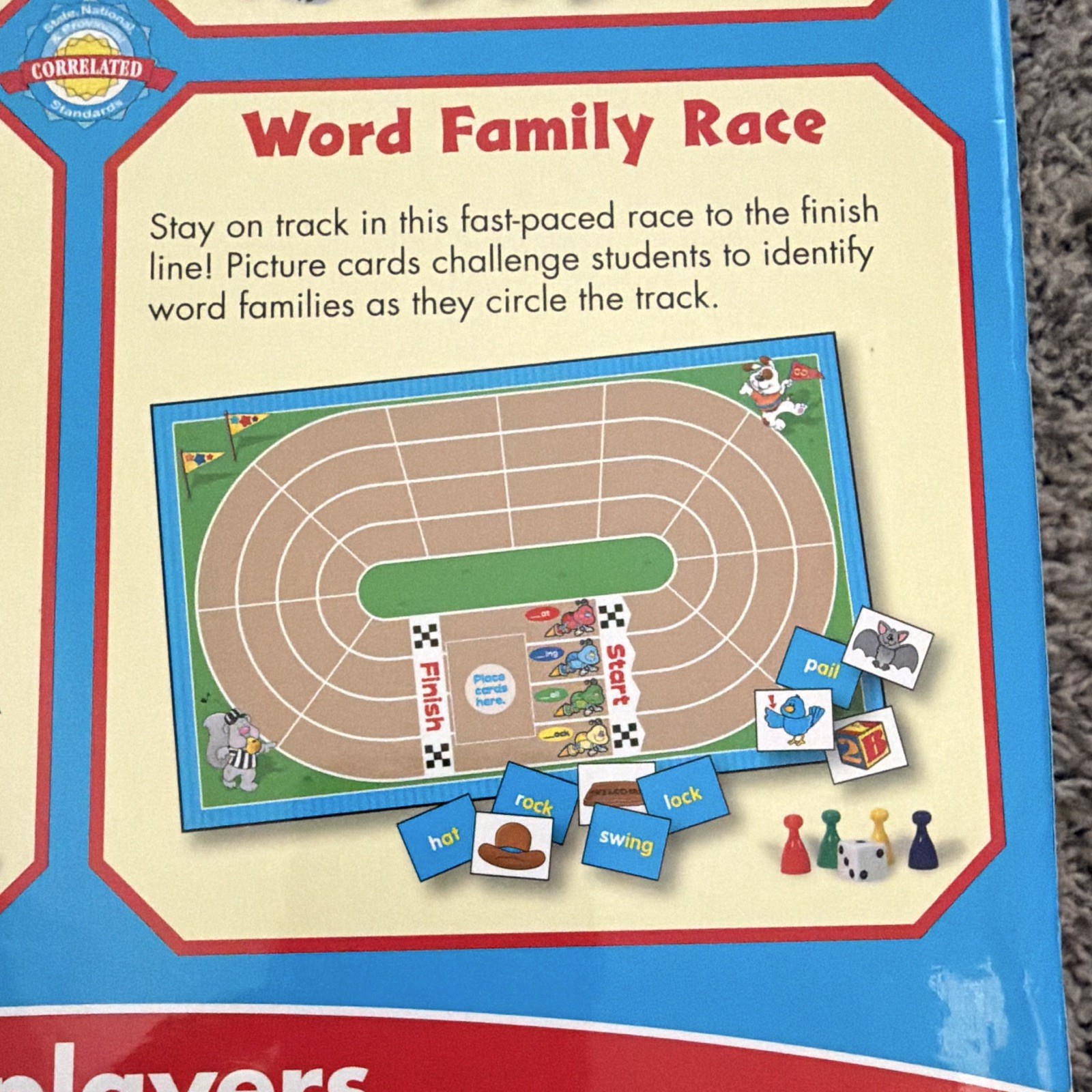 Carson-Dellosa CenterSOLUTIONS Grade K Language Arts Learning Games