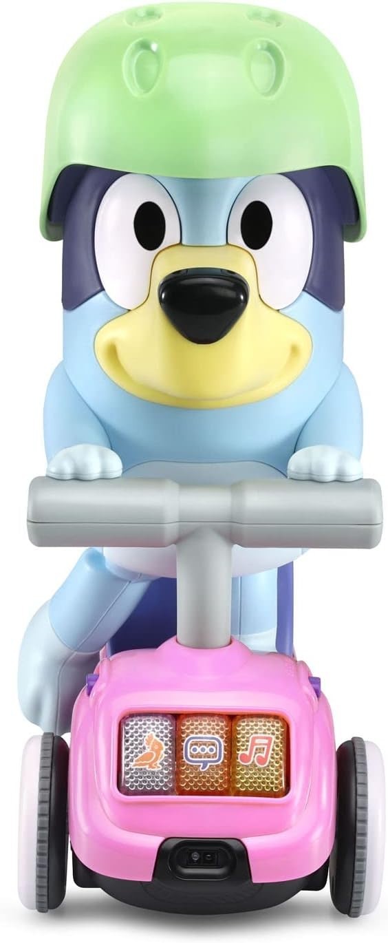 VTech Bluey Scooter Time Interactive Toy Lights Sounds Songs Games New Sealed