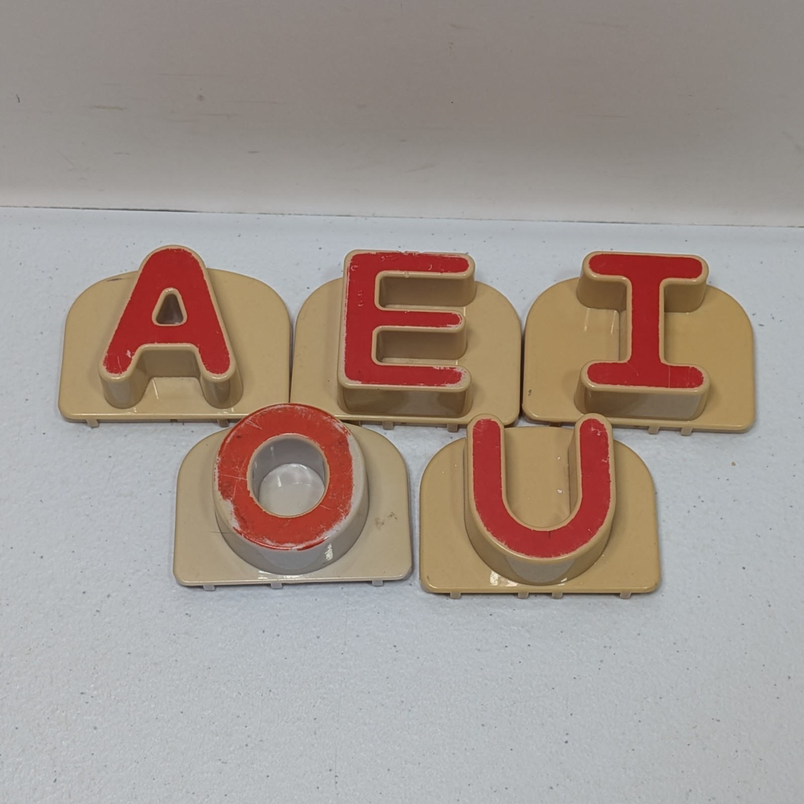 Leap Frog Fridge Phonics 2002 Magnetic 26 Upper Case Letters Vintage Complete