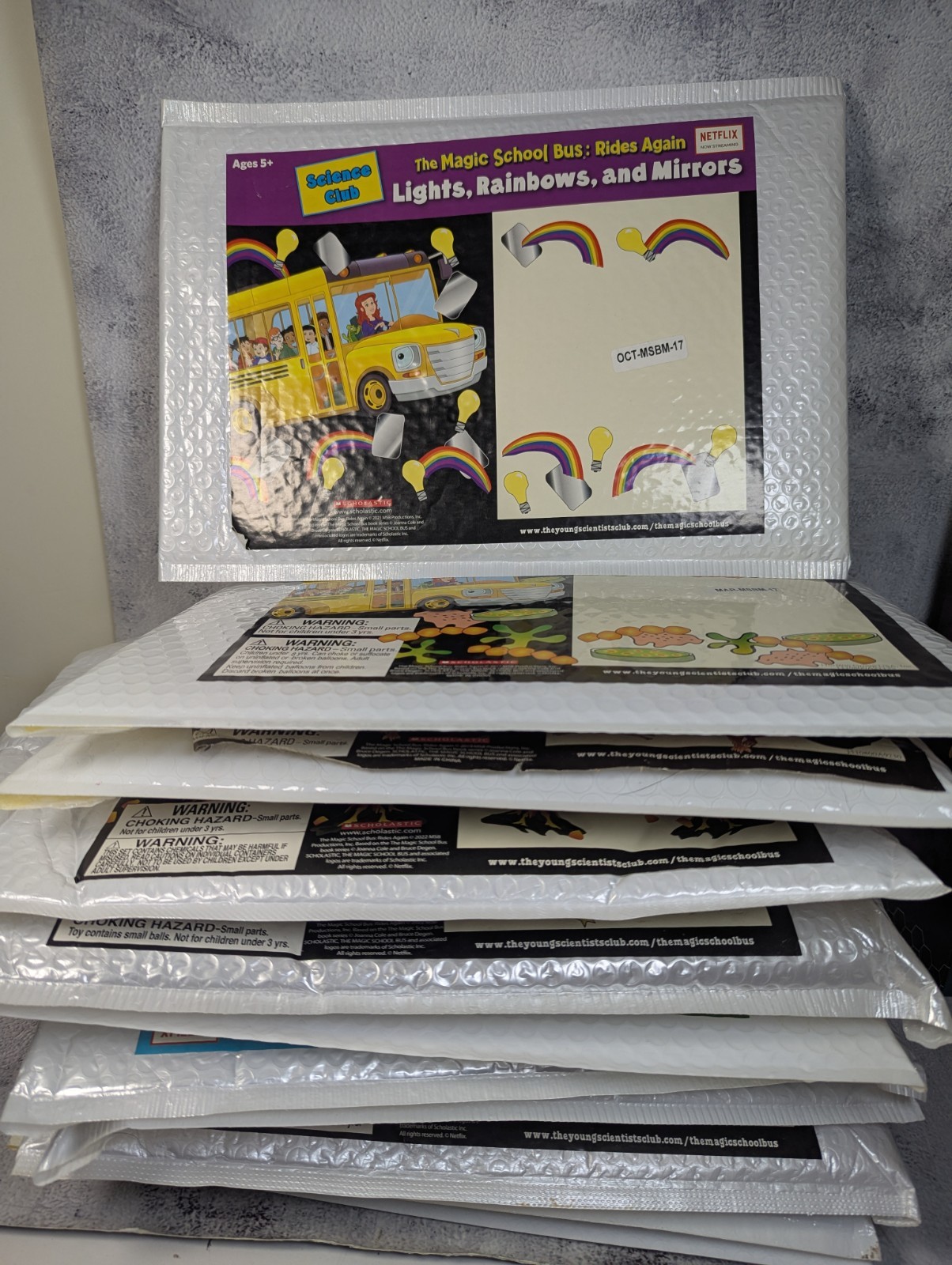 Magic School Bus Science Club Project Experiment Home School Kits Lot of 11 Nos