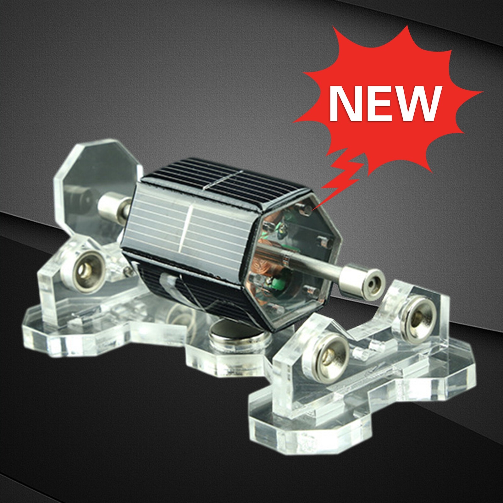 Solar Magnetic Levitating Motor DIY Toy Mendocino Educational Teaching Model