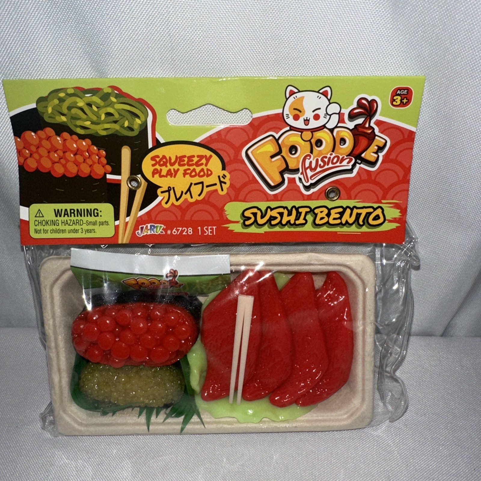 Ja-ru Food Fusion Orange Chicken & Sushi Bento Box Squeezy Play Food Set