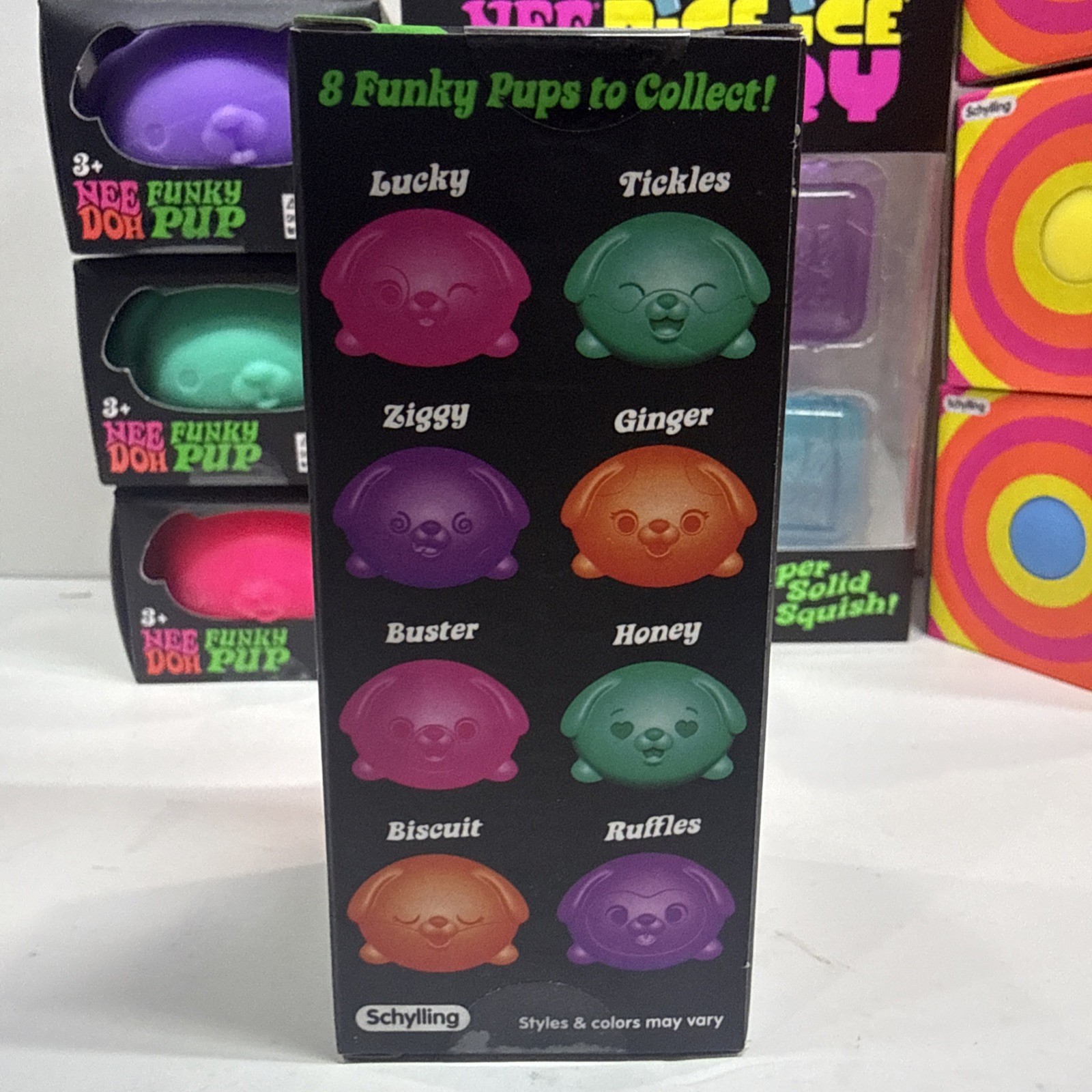 Nee Doh Lot of 6 funky 1 Nice Ice Baby 3 Color Change – New – 100% Authentic!!!