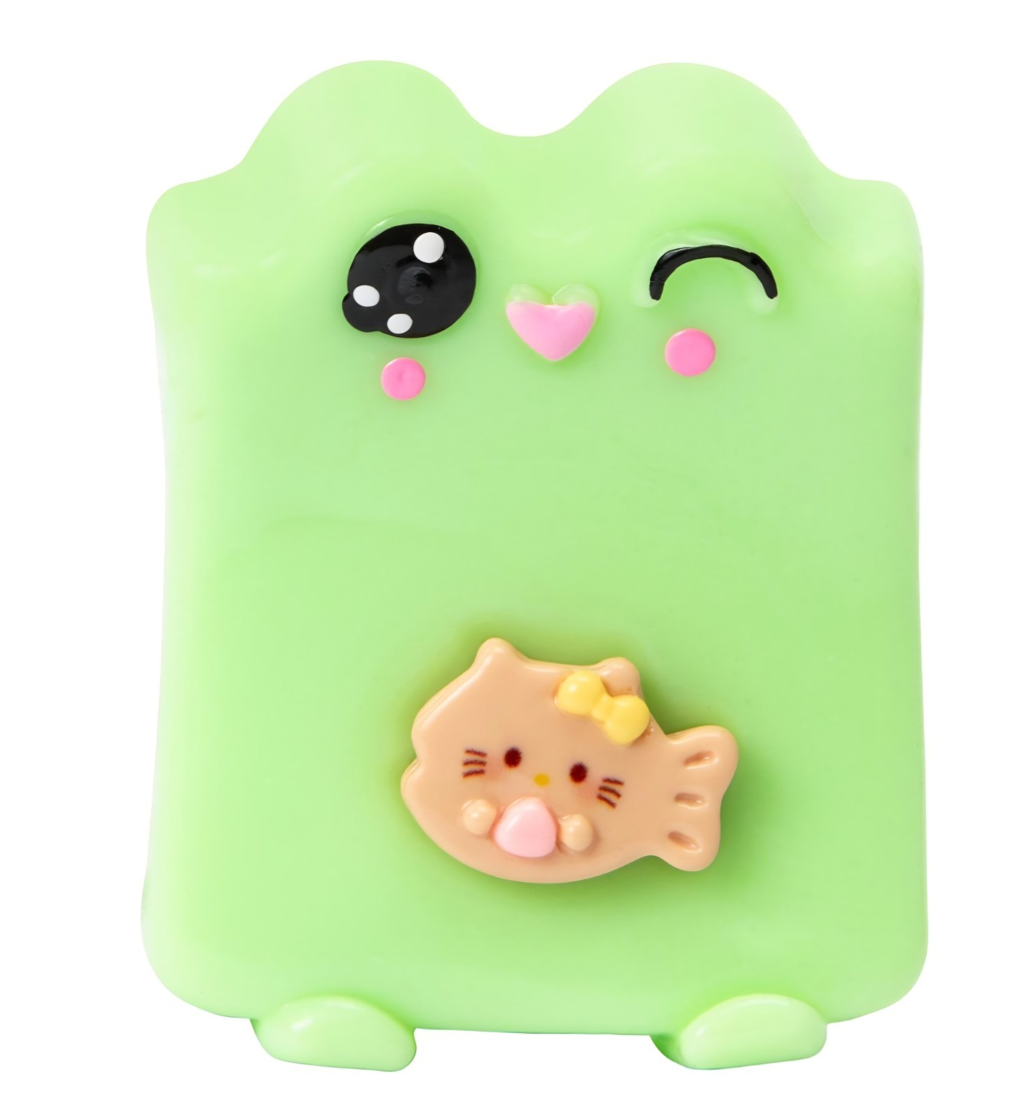 Taba Jelly Squeezeables Green Frog Squishy, Freddie Froggie Squishi Squeeze Toy