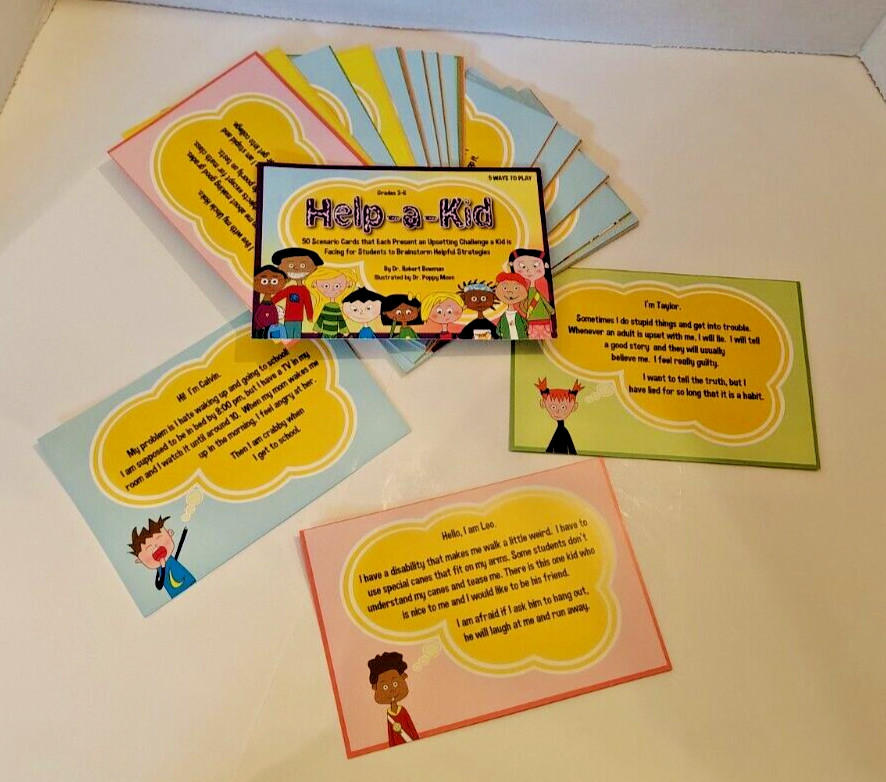NWOT Set of 4 Decks of Social Emotional Skills Counseling Cards Feelings Help