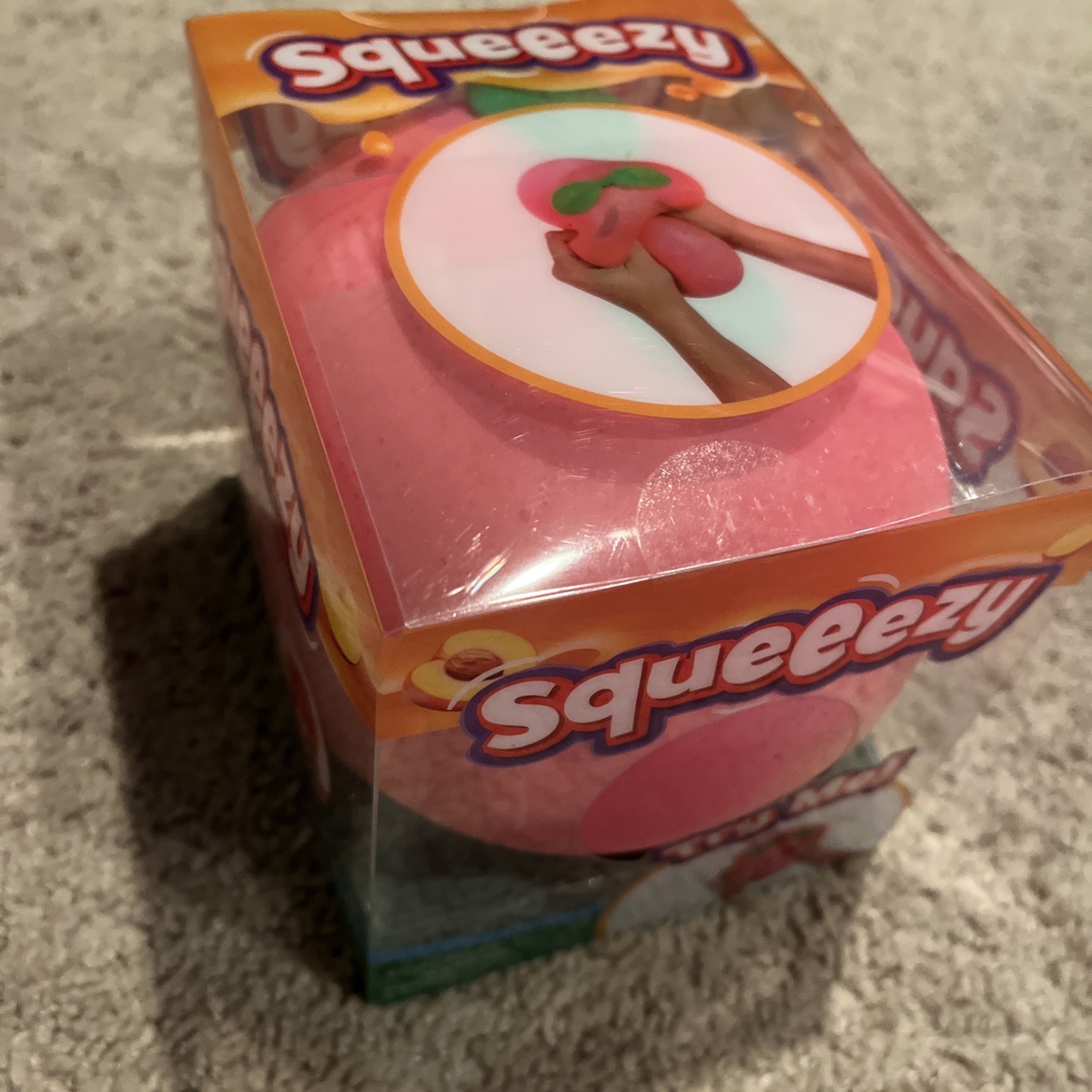Squeezy Pink Tactile Squeeze Toy – Squeeze, Poke, Stretch, Ages 3 plus