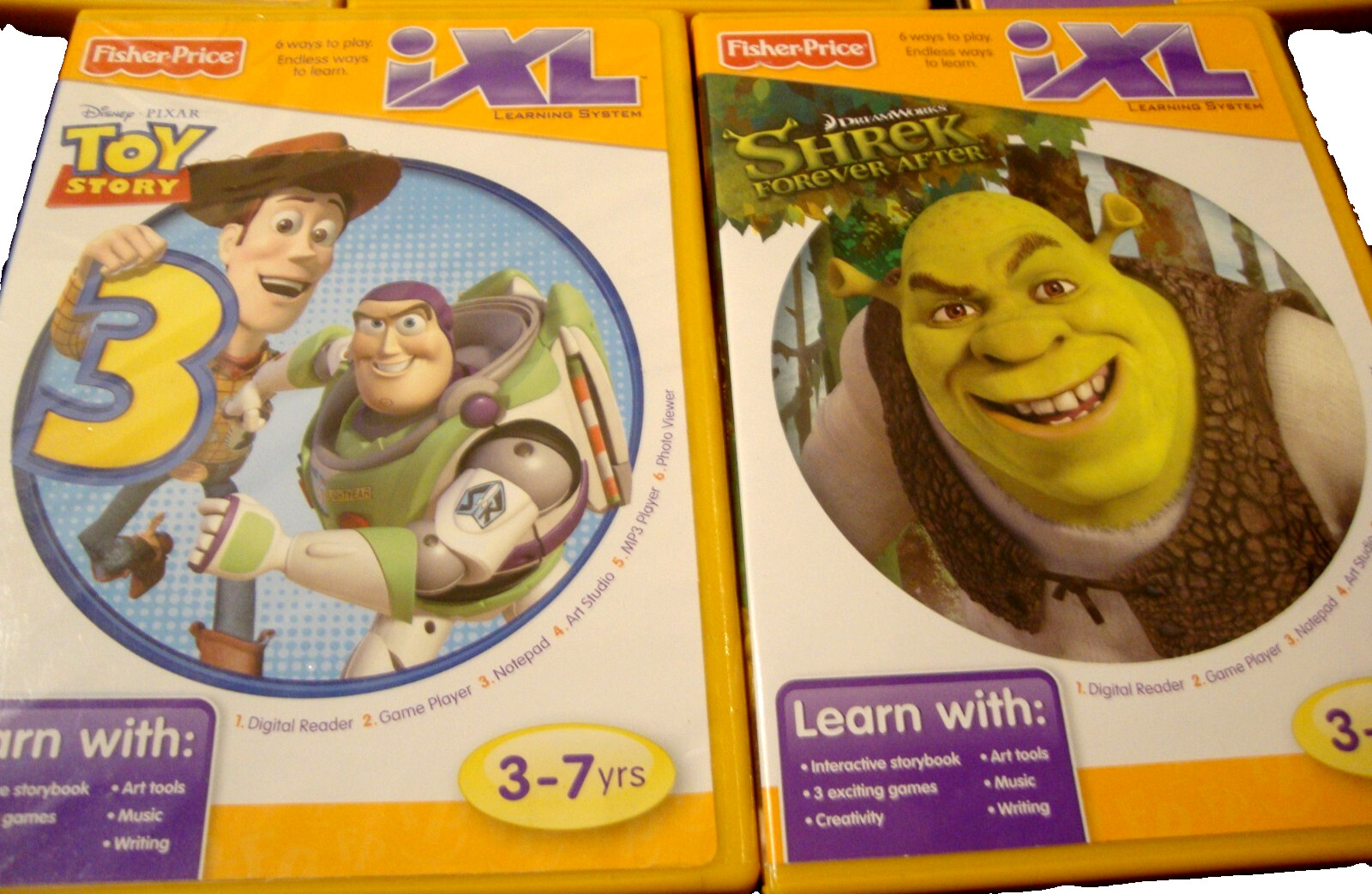 Fisher-Price iXL Learning System Software 5 Disc Lot (3-7 years) Interactive L1
