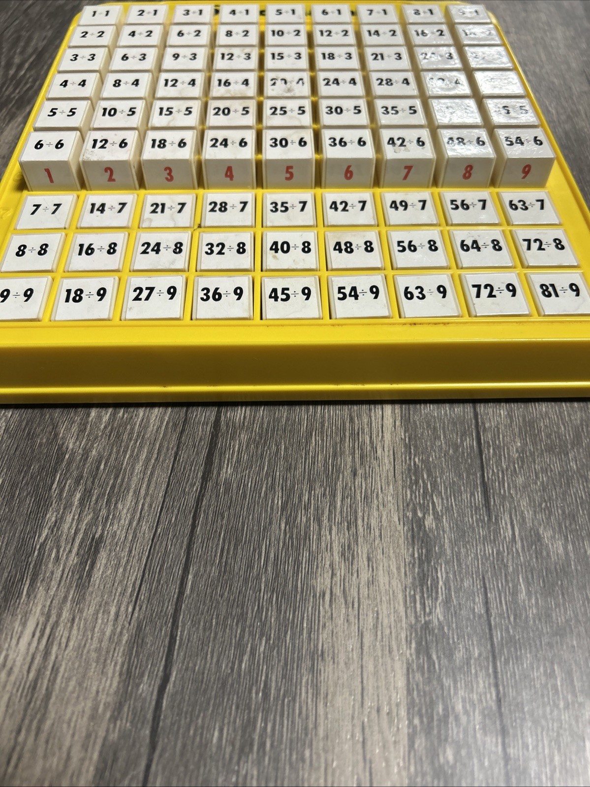 Lakeshore DIVISION MACHINE Teaching Math School Learning Toy Yellow