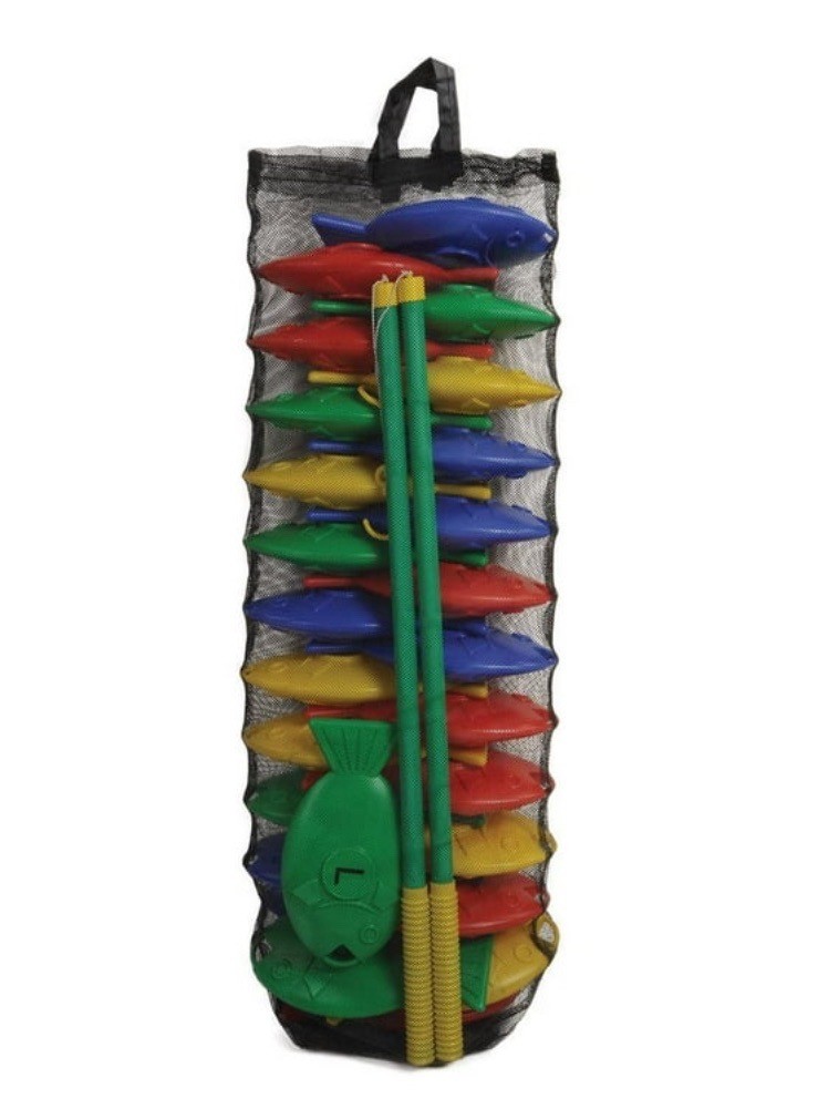 Polydron Giant Fishing a-z. Each fish is made of durable plastic and is around 9