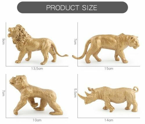 7 Pcs Lifelike Animals Toys Wild Zoo Plastic Jungle Realistic Model Figures Gift