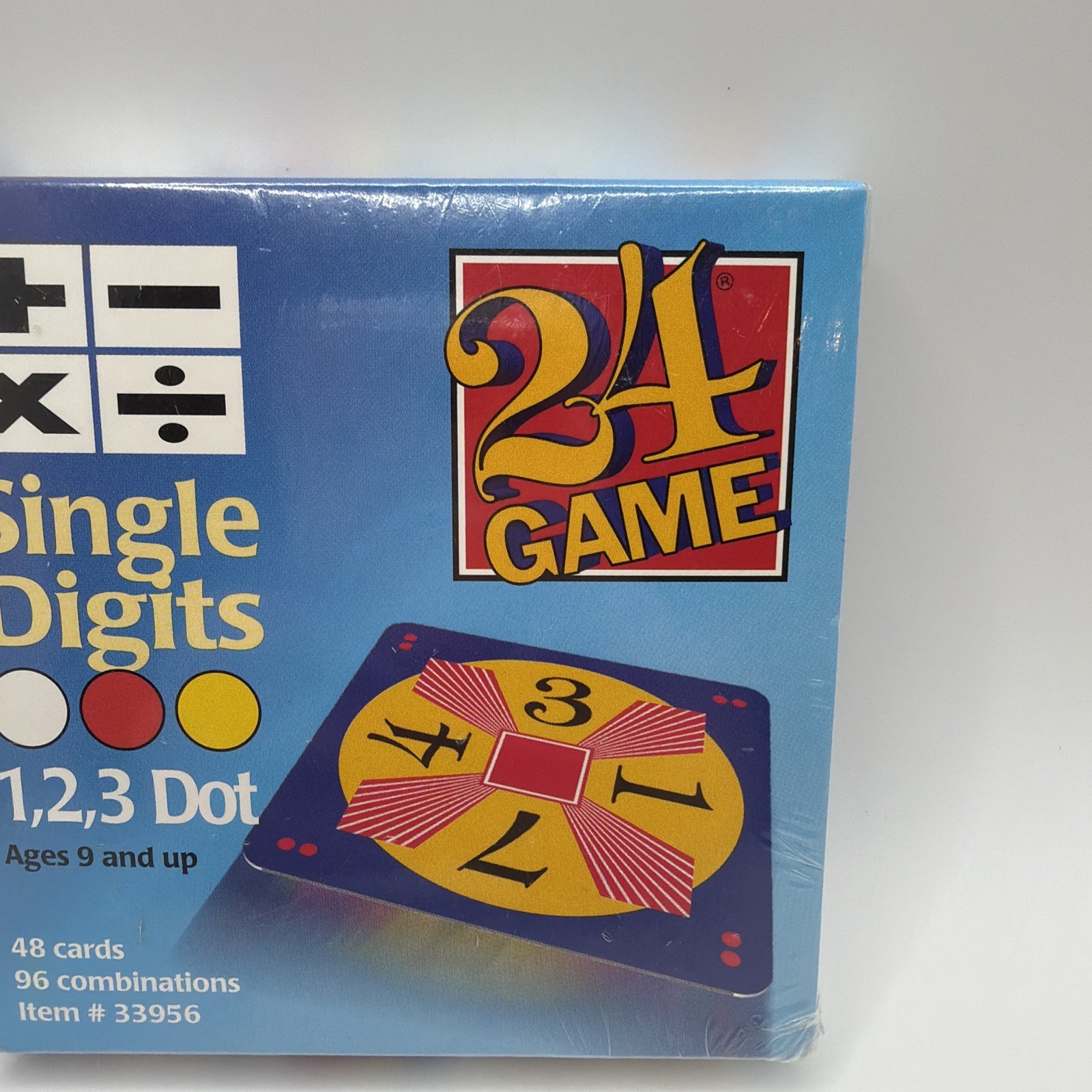 24 Game Double Digits 1 2 3 Dot Math Game Complete Math Learning Family Fun
