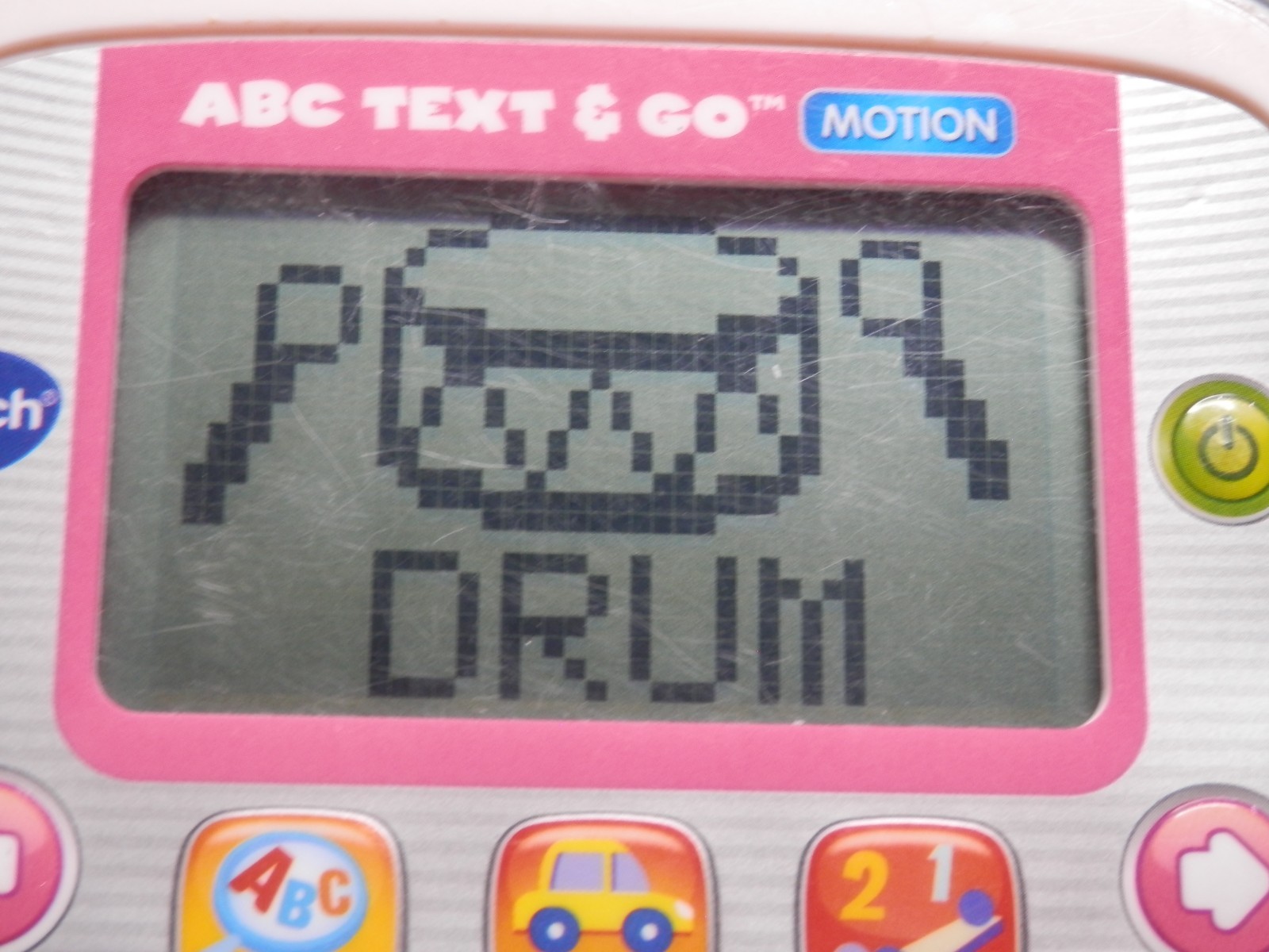 VTech ABC Text & Go Motion Phone Learning Educational Toy Handheld Game Pink