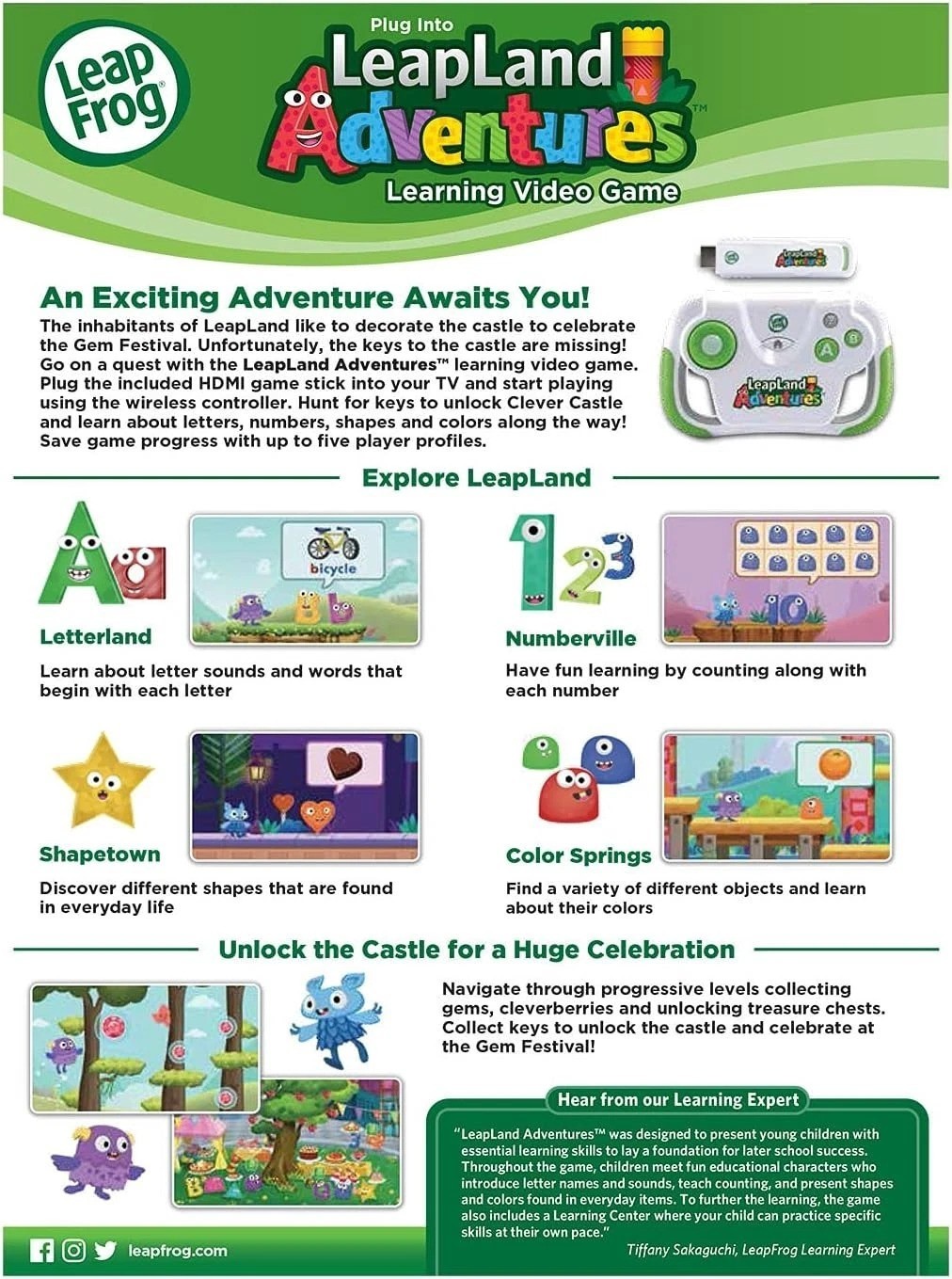 LeapLand Adventures: Engage Kids 3+ with 150+ Learning Items & Wireless Play
