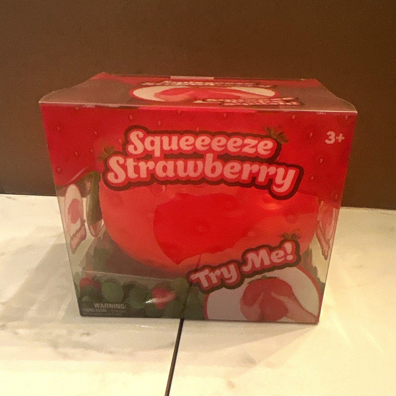Sunny Days Entertainment Strawberry Squish 🍓 Squeeeze Toy❤️