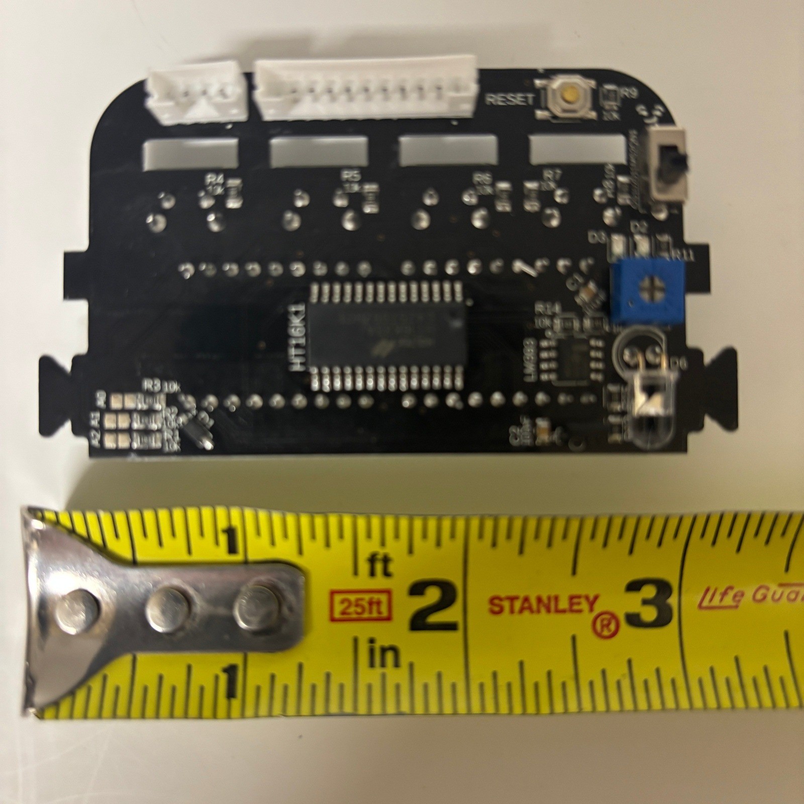 CrunchLabs STEM Toy Replacement Part LED Display Circuit Board HT16K1 Black