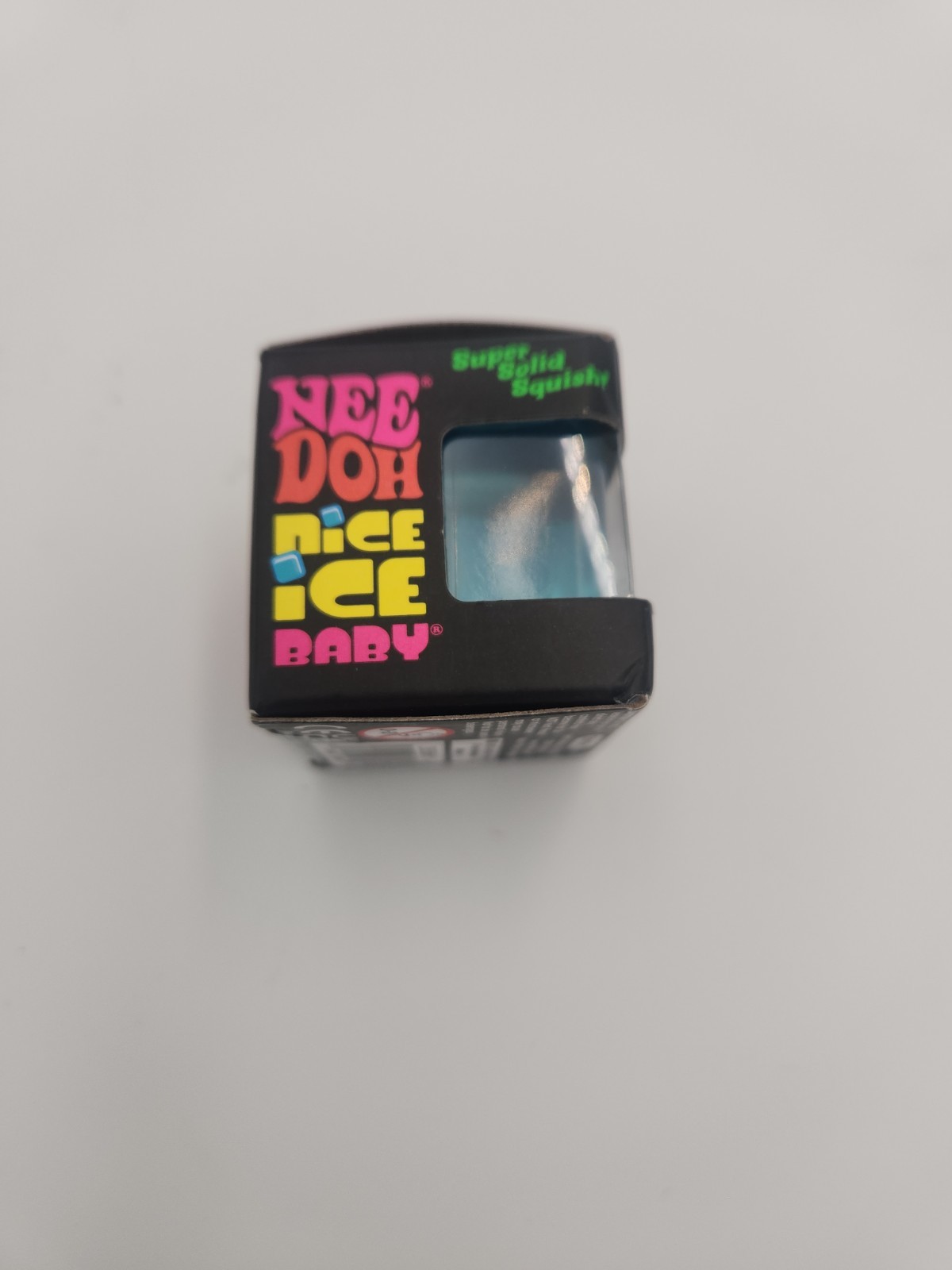 Nee Doh Nice Ice Baby Super Solid Squish Squeeze Toy Blue Ages 3+