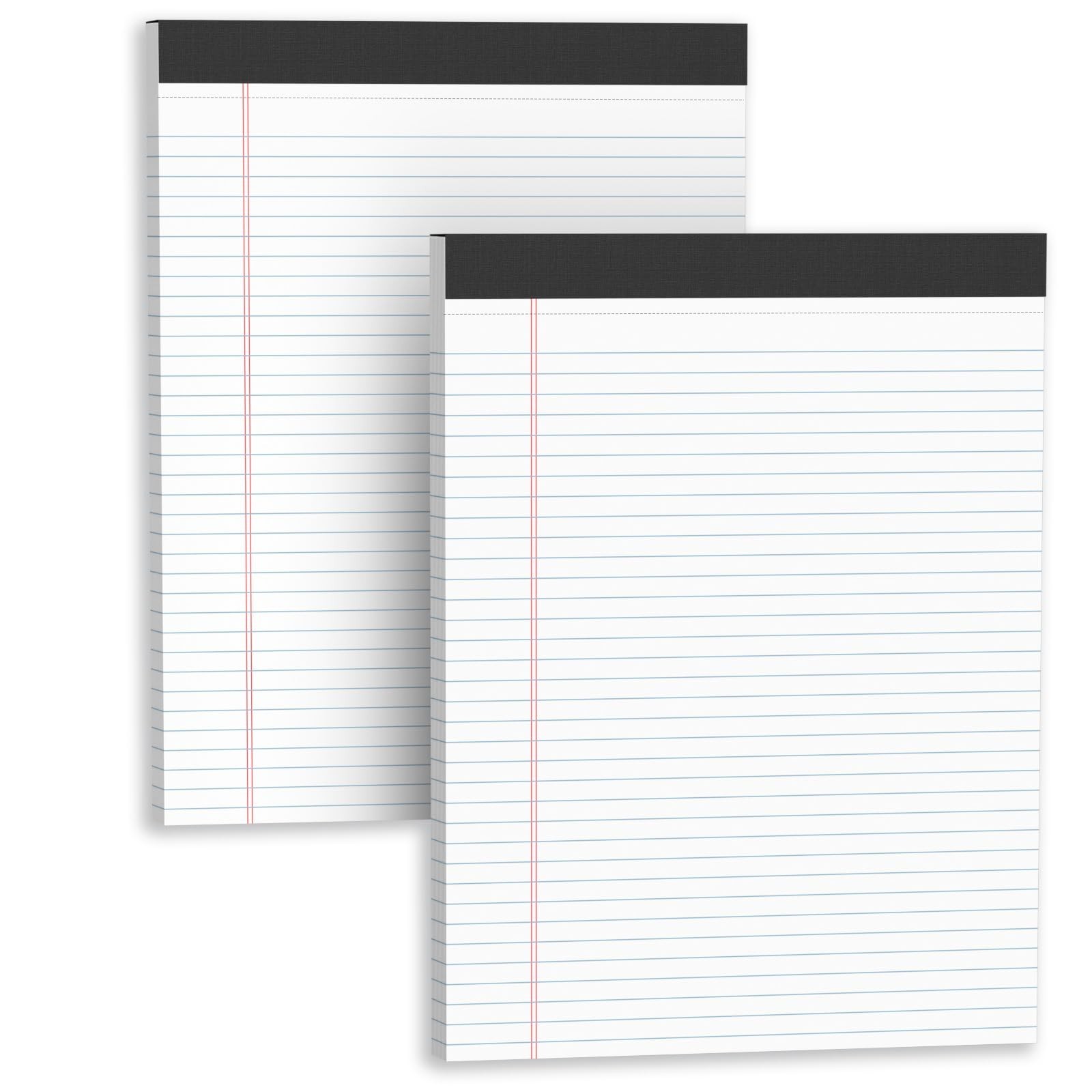 Legal Pads 8.5 X11, Narrow Ruled Notepads, 2 Pack, 50 Sheet/Pad, White Legal …