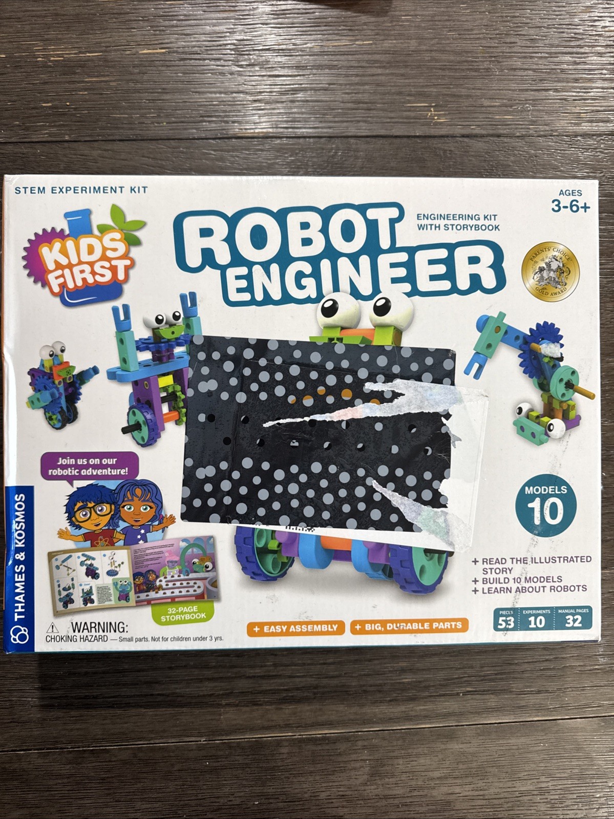 Thames & Kosmos Kids First Robot Engineer STEM Experiment Kit With Storybook NEW