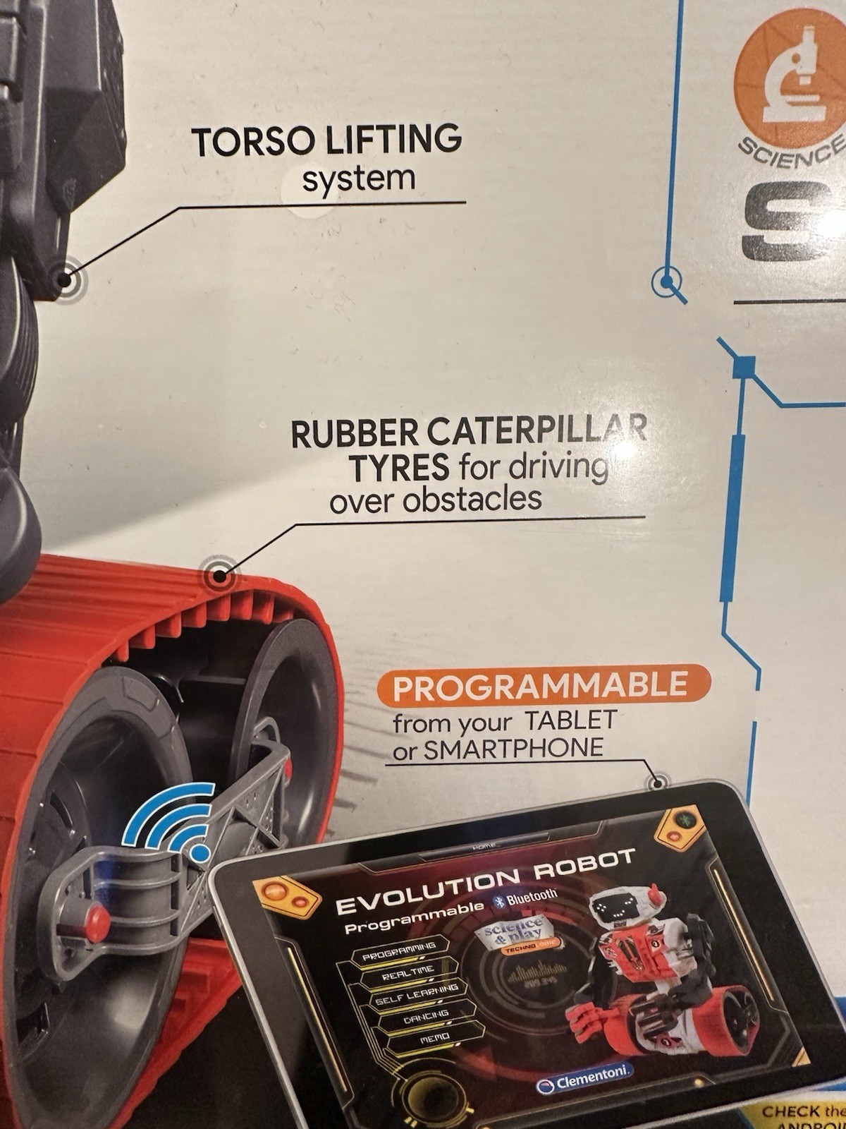 Evolution ROBOT Stem Programmable Bluetooth Science &Play Factory Sealed ITALY