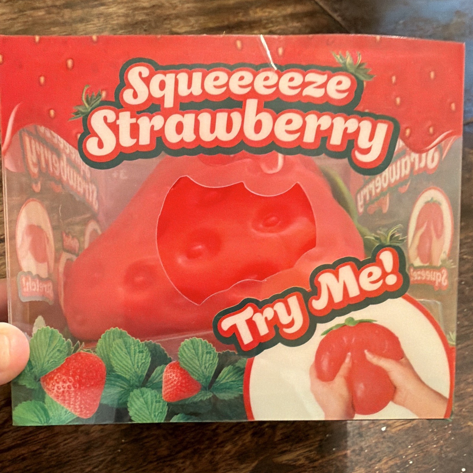 Sunny Days Squeezeeeze Strawberry squeeze toy VIRAL TIK TOK