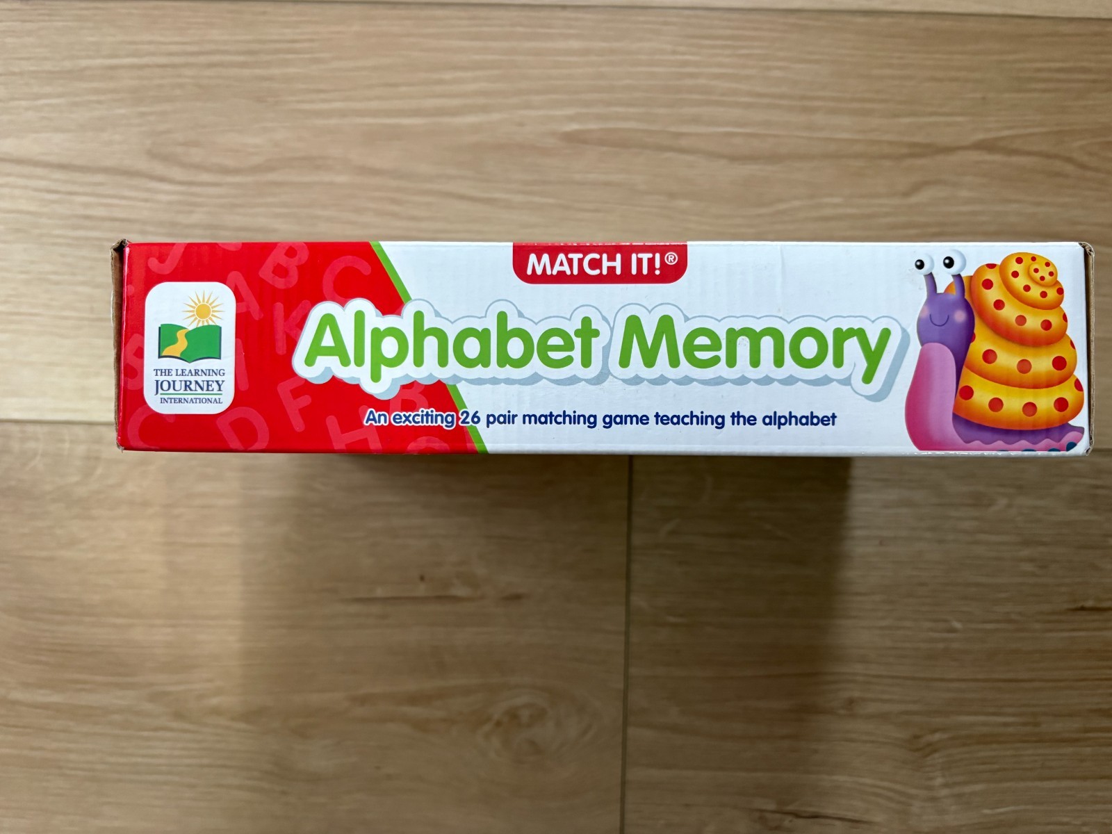 The Learning Journey Match It! Alphabet Memory Game 26 Pairs Preschool Ages 3-6