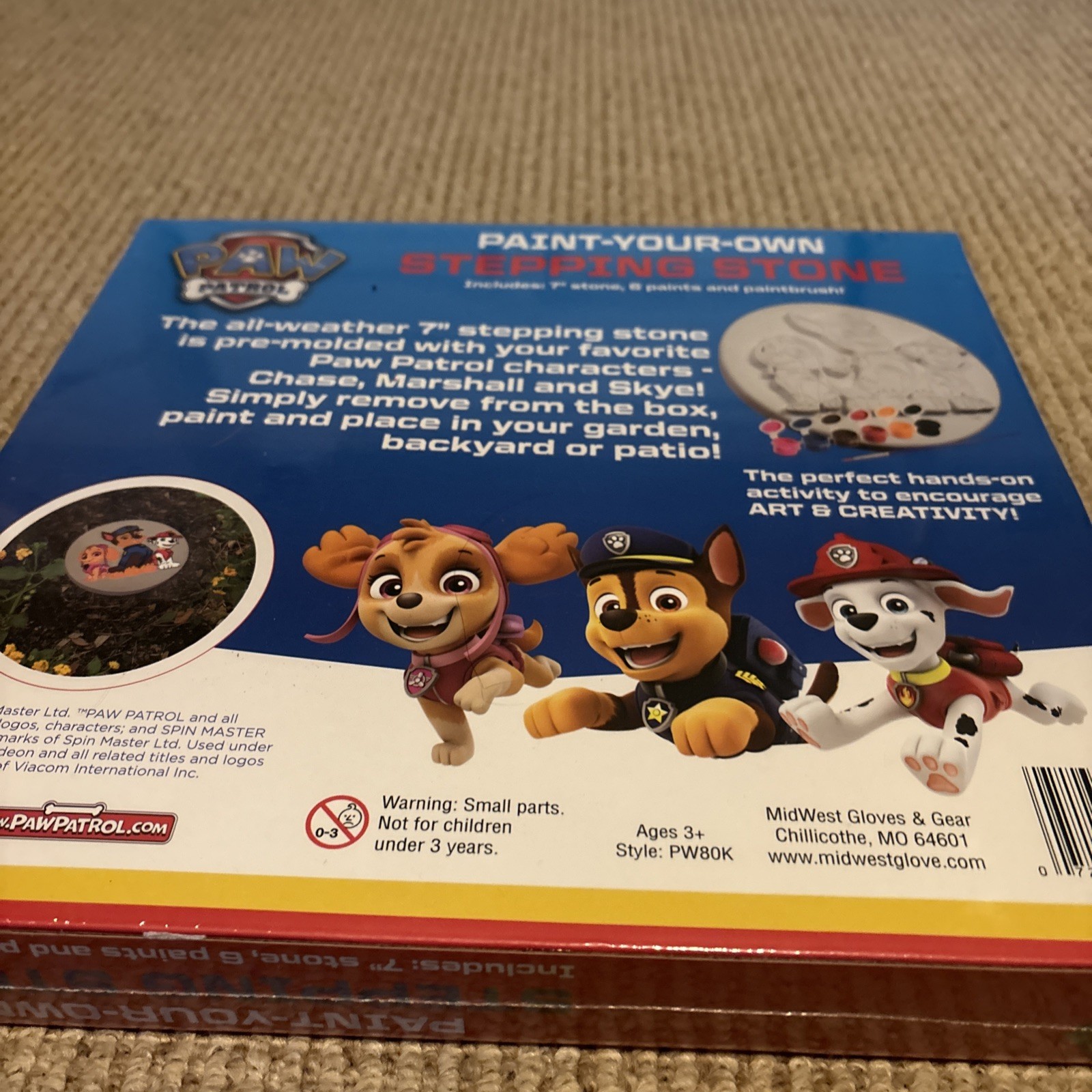 STEP STONE PAW PATROL 7″ Brand New Sealed