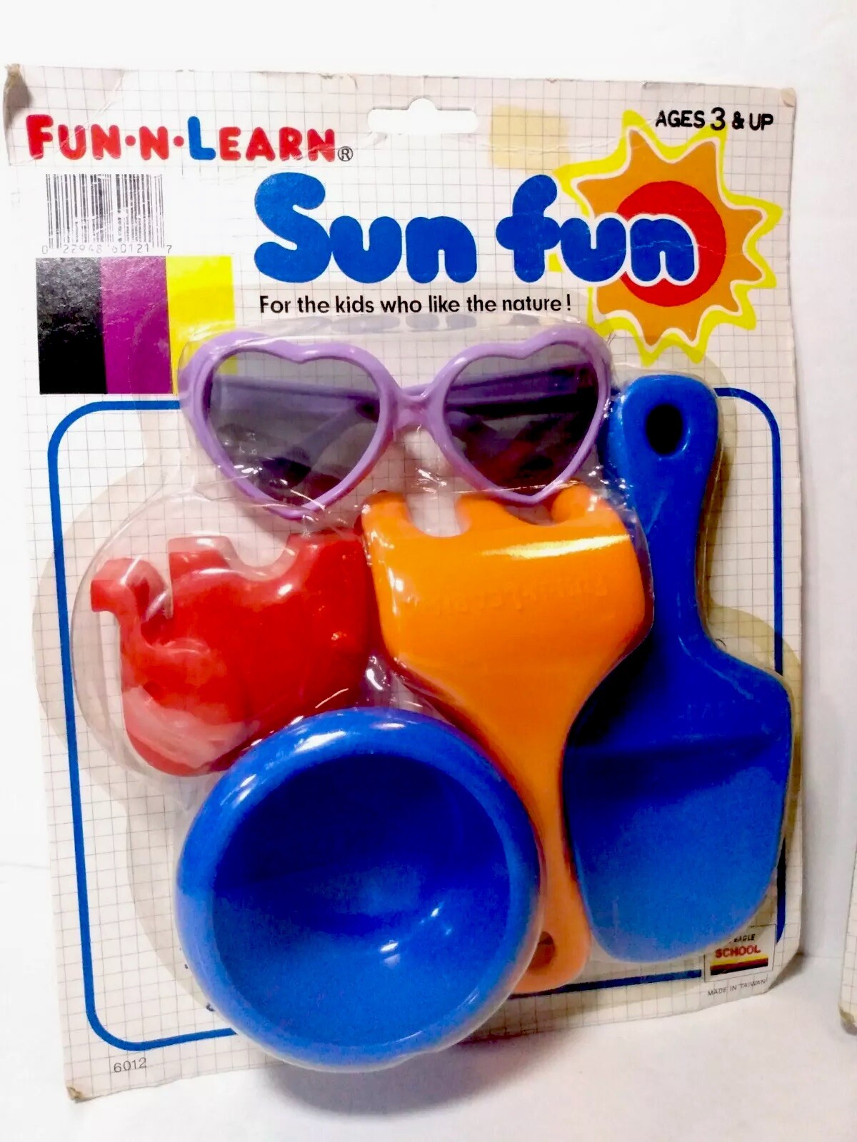 Lot Of 2 The Eagle School Fun N Learn Sun Fun New Collectible Beach Toys Taiwan