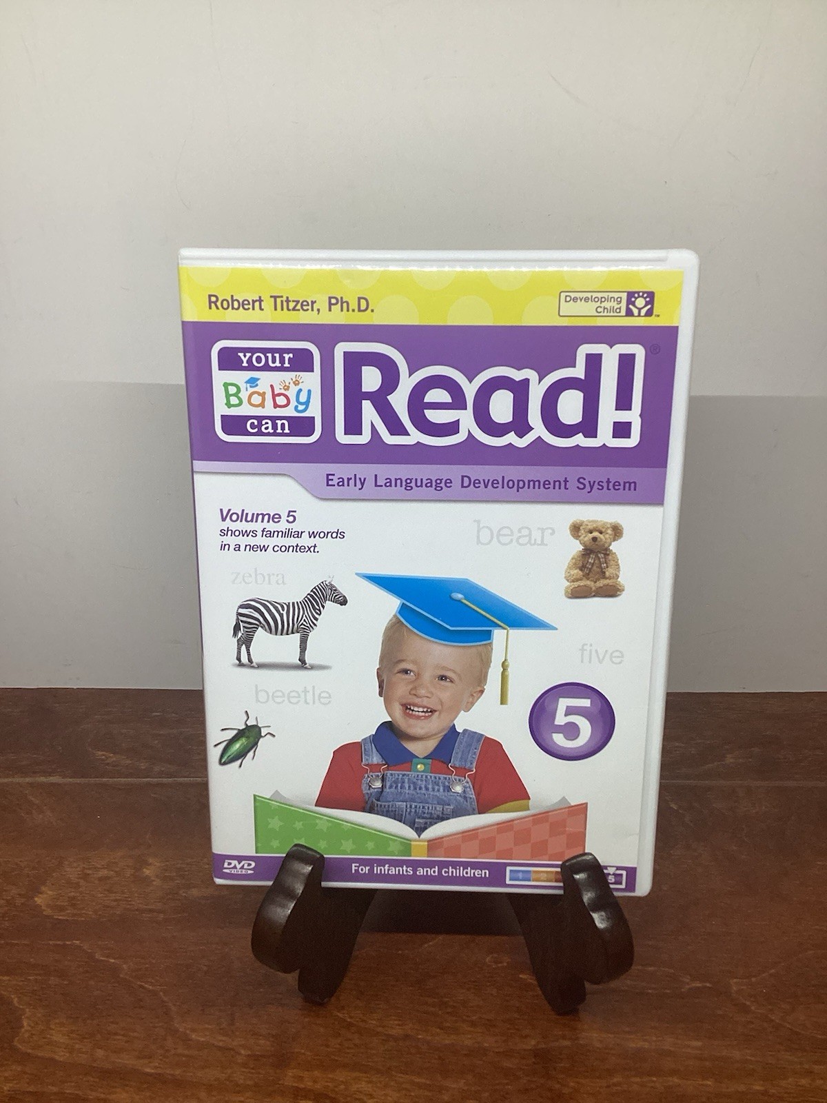 YOUR BABY CAN READ EARLY LANGUAGE INTERACTIVE DEVELOPMENT SYSTEM 1-5 DVD SET