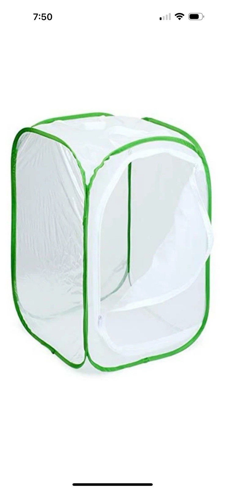 RESTCLOUD Insect and Butterfly Habitat Cage Terrarium Pop-up 23.6 Inches Tall