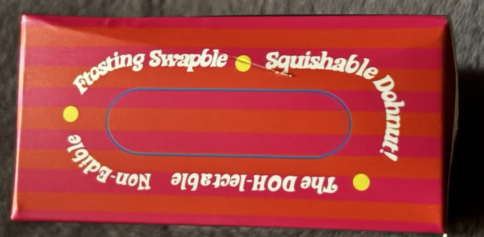 Schylling NeeDoh Donut Pink Sprinkle Nee Doh Swapable Authentic Dohnut