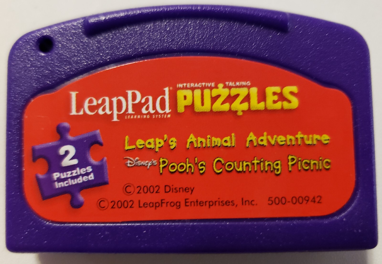 Leap Frog LeapPad Puzzles Disney’s Pooh’s Counting Picnic Interactive Games