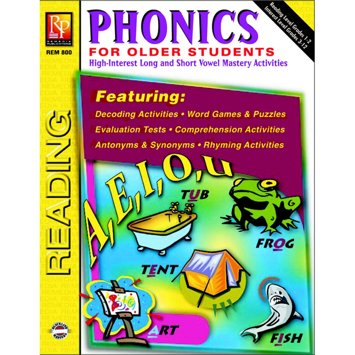 Remedia Publications Phonics for Older Students Book