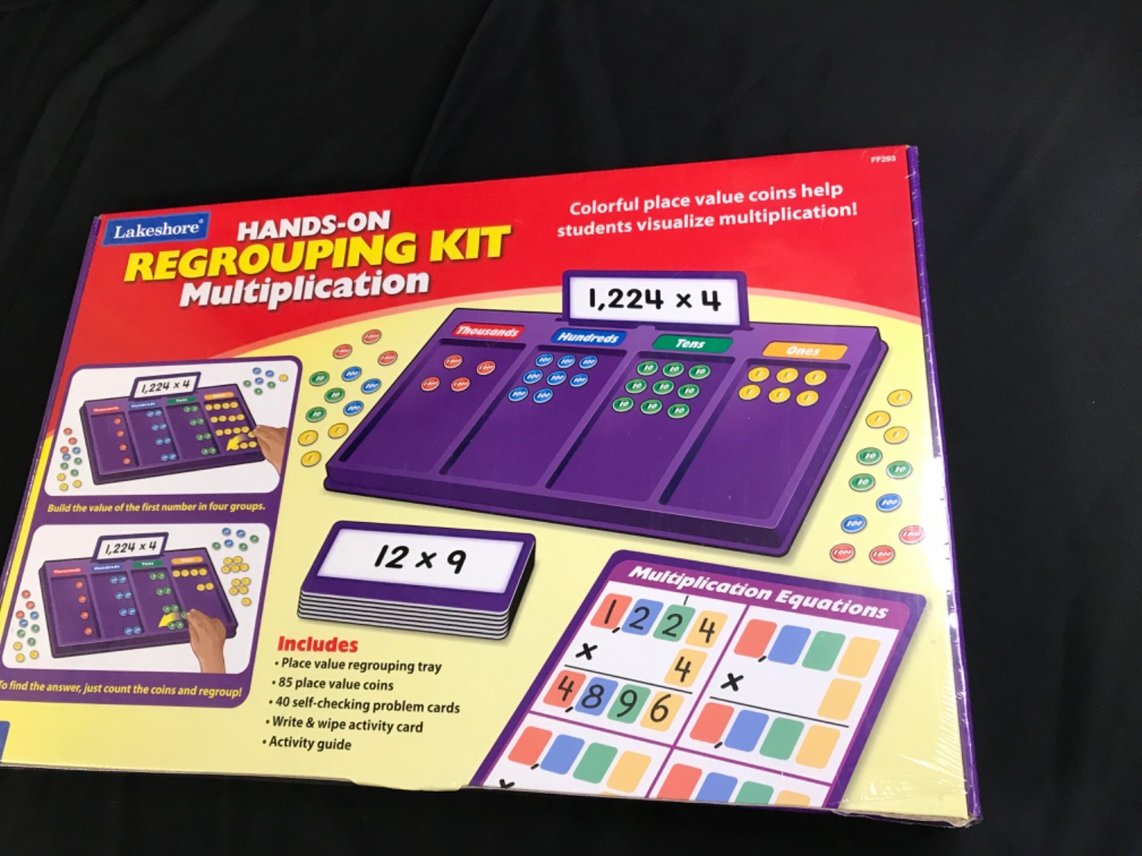 Lakeshore Hands On Multiplication Regrouping Kit Grades 3 To 5 New Sealed