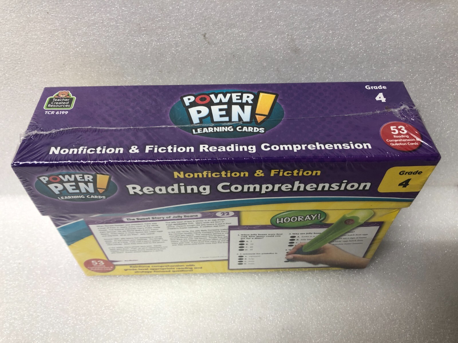 Power Pen Learning Cards Nonfiction & Fiction Reading Comprehension TCR 6199