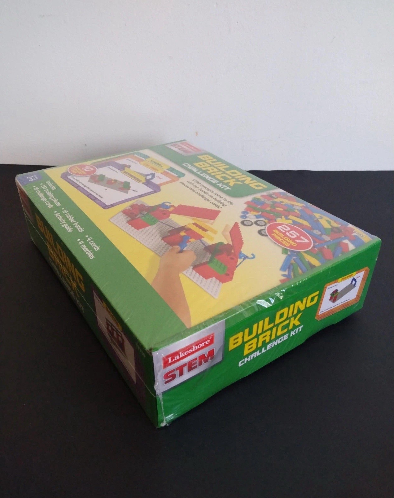 Lakeshore STEM Building Brick Challenge Kit, 257 Pc; Grades 3-5, TT759, NEW