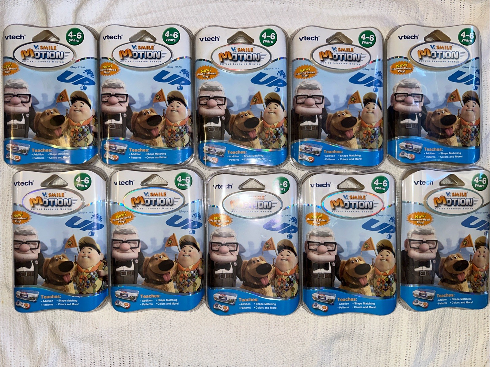 10x Vtech v-motion Disney Pixar Up 4-6 YEARS, V.smile,v.smile cyber pocket pc